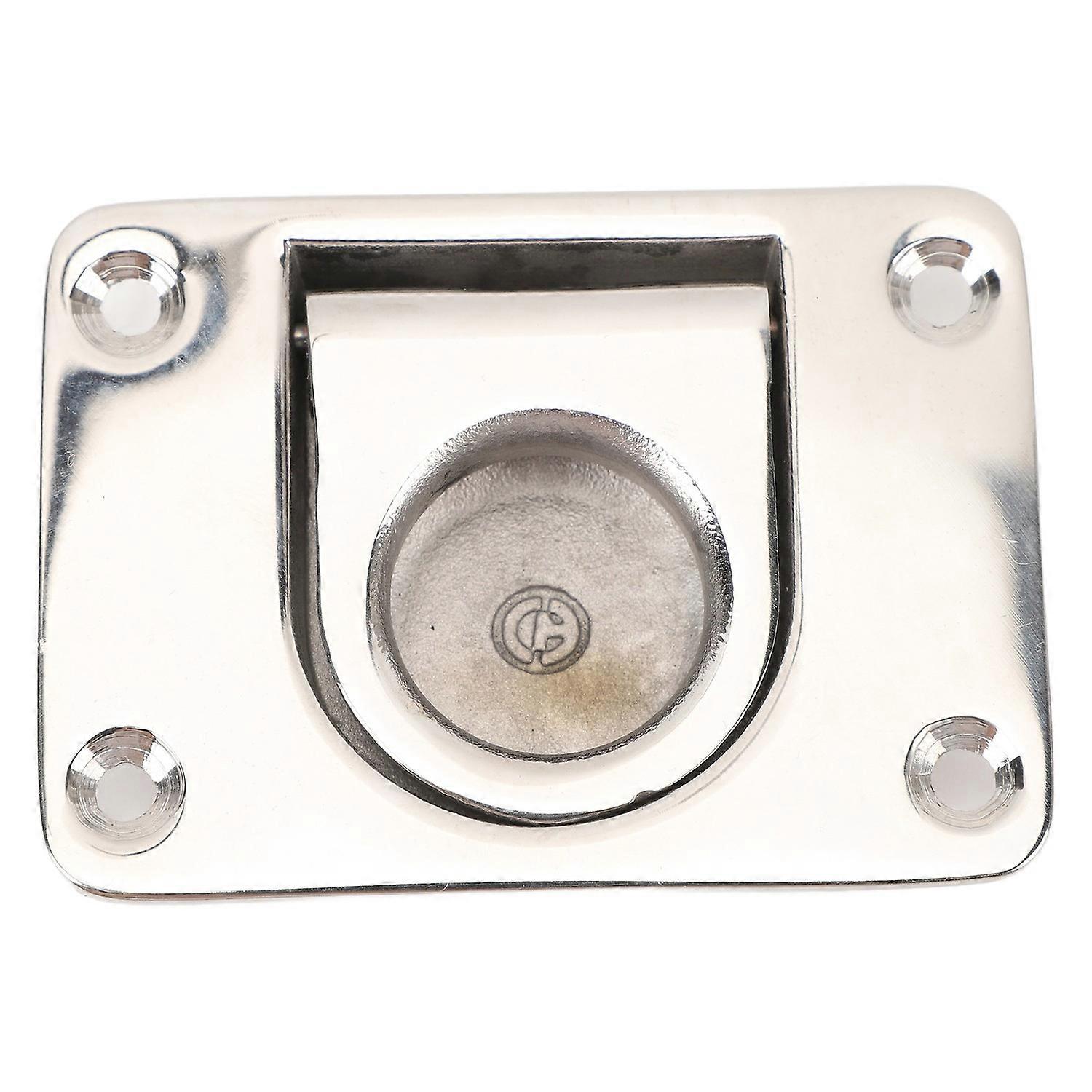 Flush Ring Pull Handle 316 Stainless Steel Rustproof Long Lasting Ring Hatches Pull Handle Boat for 