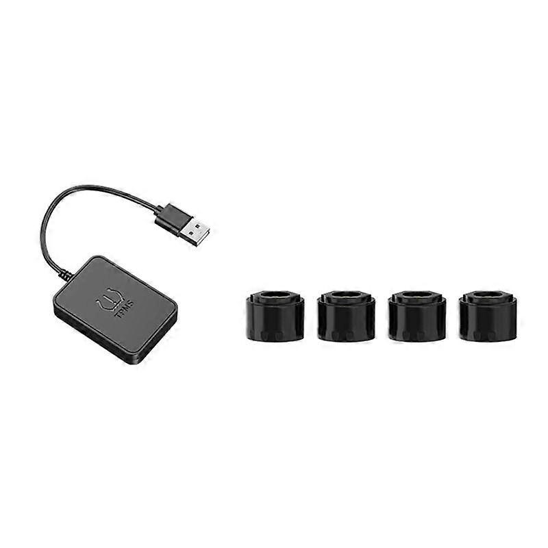 TPMS Spare Tyre External Sensor Tire Pressure Monitoring System USB TPMS for Car Navigation Radio DVD Player Detection