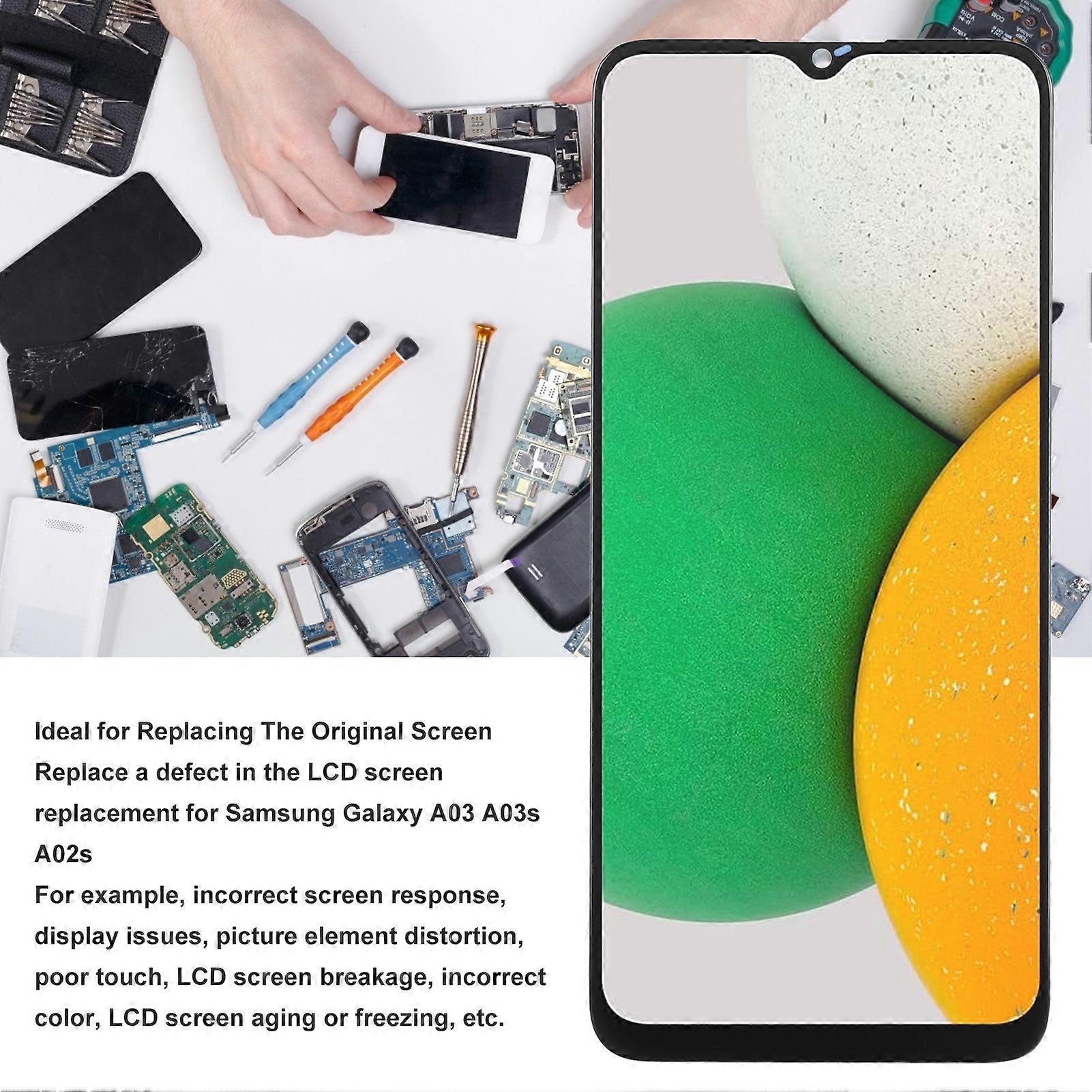 6.5 inch Replacement LCD Touch Screen for Samsung Galaxy A03, A03s and A02s