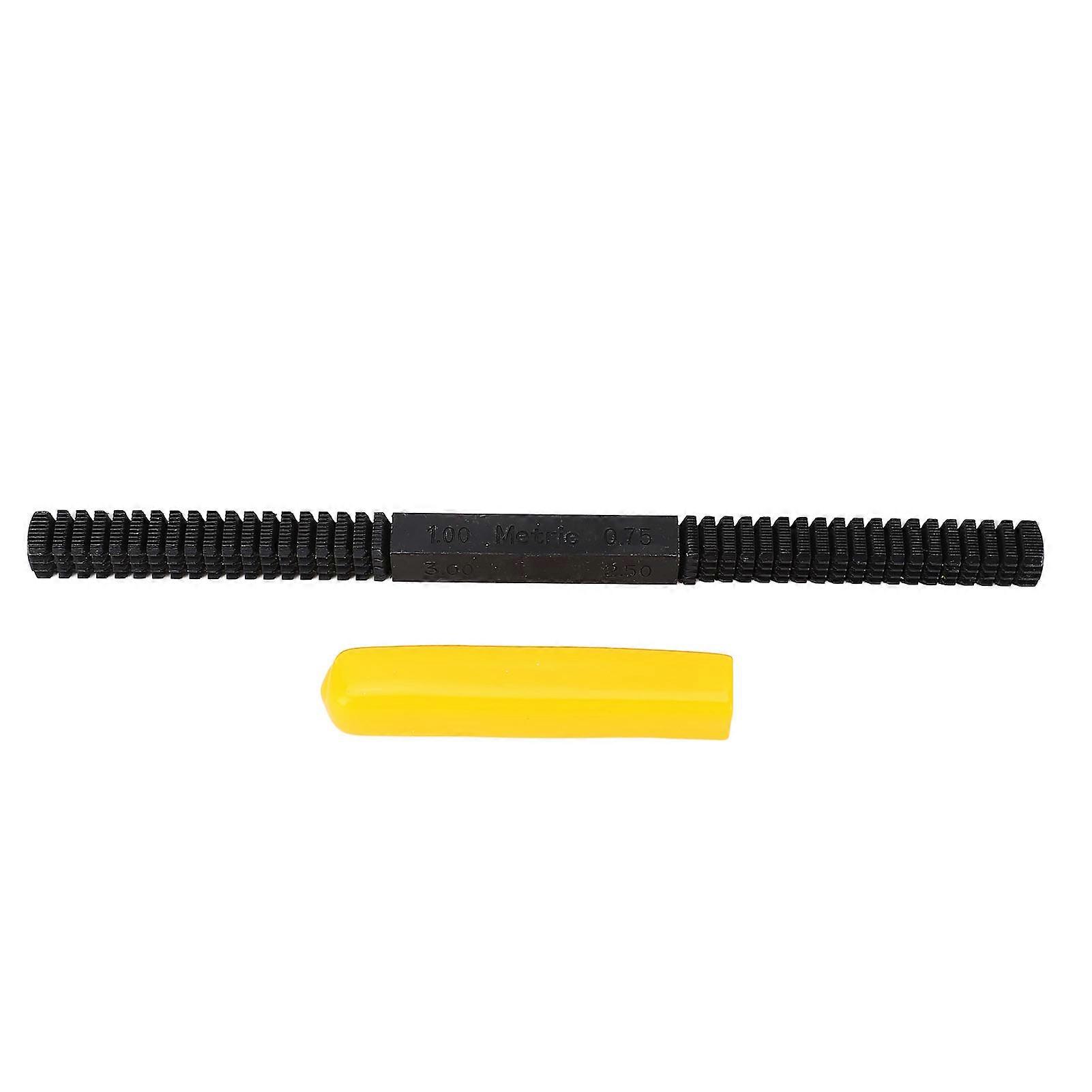 Thread Restoring File Teeth Correction Efficient Repair 45# Steel Metric Thread Chaser File Threading Tool
