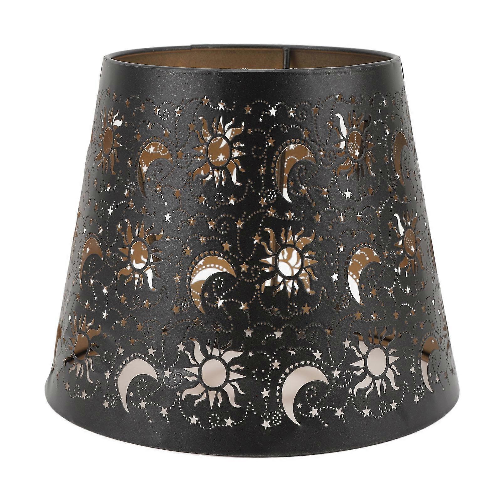 Shadow Metal Lamp Shade E27 E26 Clip On Lamp Shade Table Hollow Out Iron Lampshade for Table Lamp Floor Light