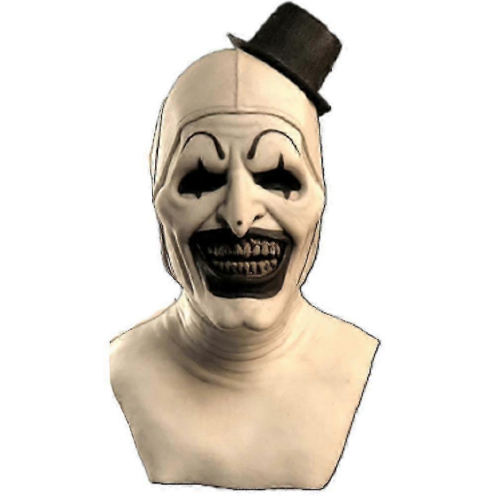 Felnőttek Terrifier 2 Art A bohóc Szerepjáték Jelmez Jumpsuit Kalap Ruhák Farsangi öltöny