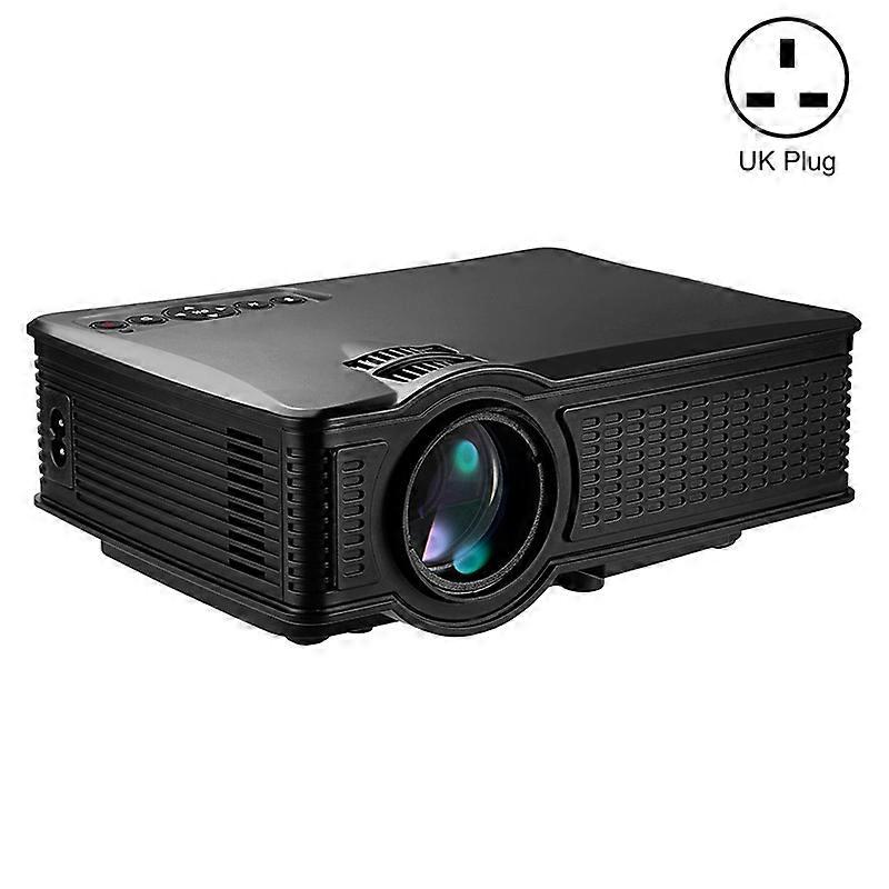 LY-40 1800 Lumens 1280 x 800 Home Theater LED Projector with Remote Control, UK Plug