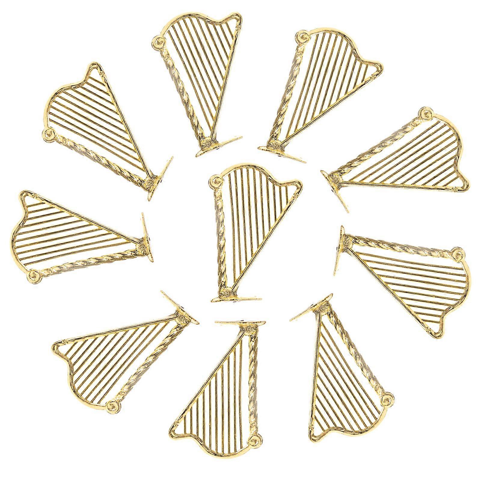 10pcs strumento musicale modello decori albero di Natale appendere ornamenti decorazioni per feste
