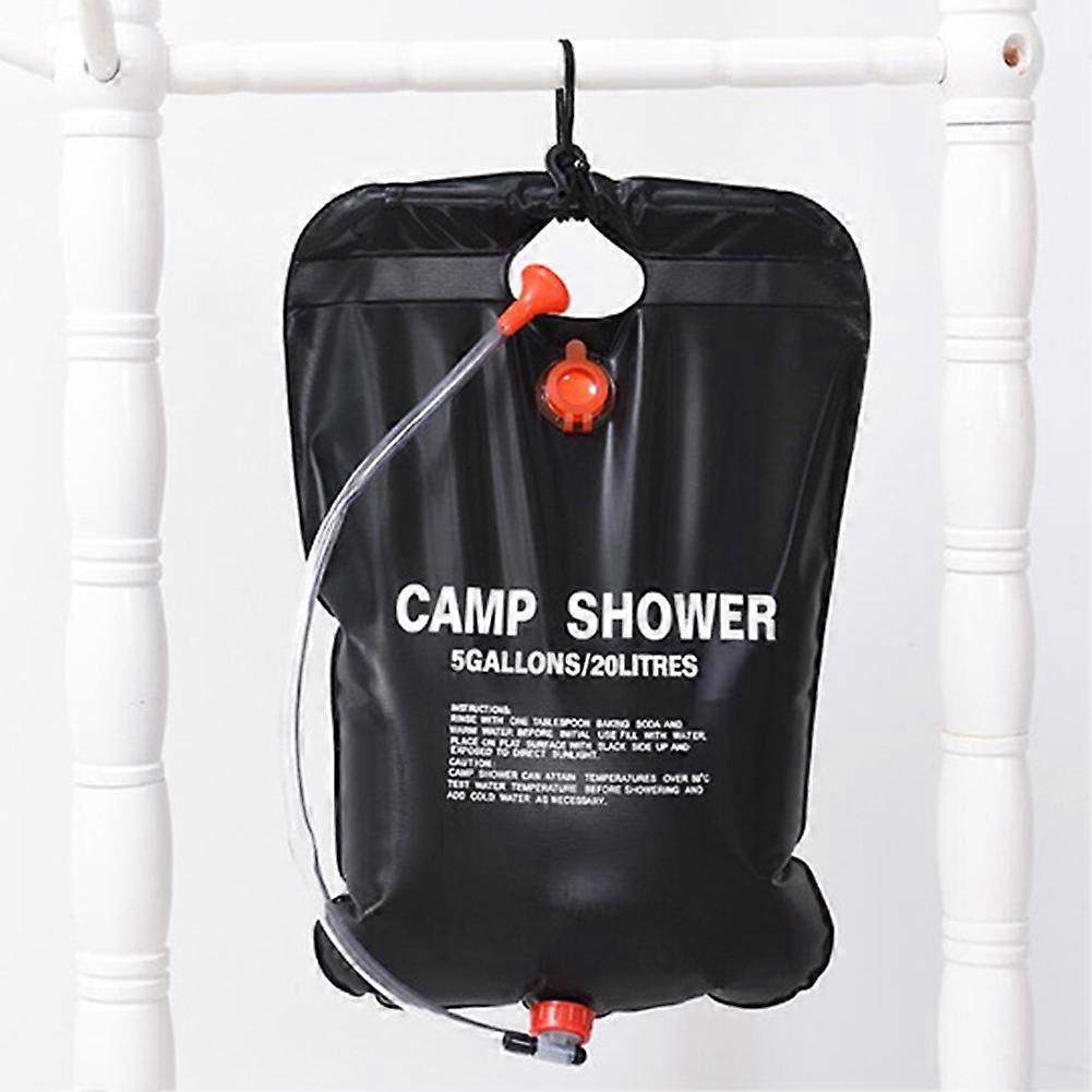 20L Bath Water Bag Outdoor Camping Solar Heating Portable Hiking Water Shower Bag Portable Shower Camping Equipment