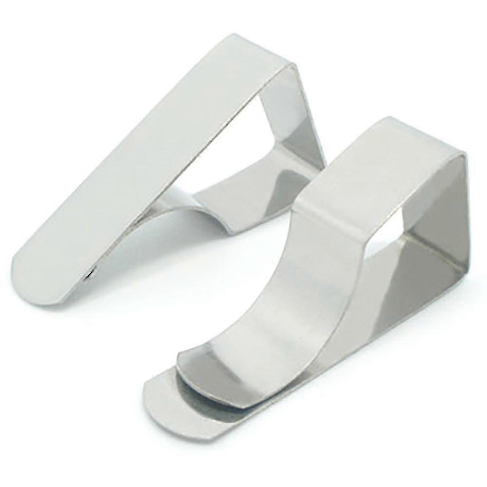 Adjustable Stainless Steel Tablecloth Clips for Kitchen Use