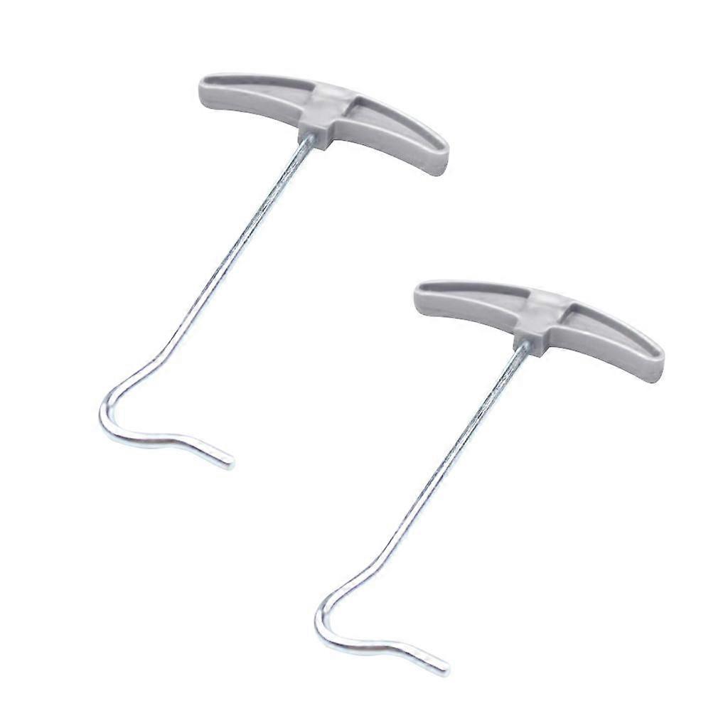 2 pièces Peg Extracter Extractor Auvent de camping ergonomique en acier