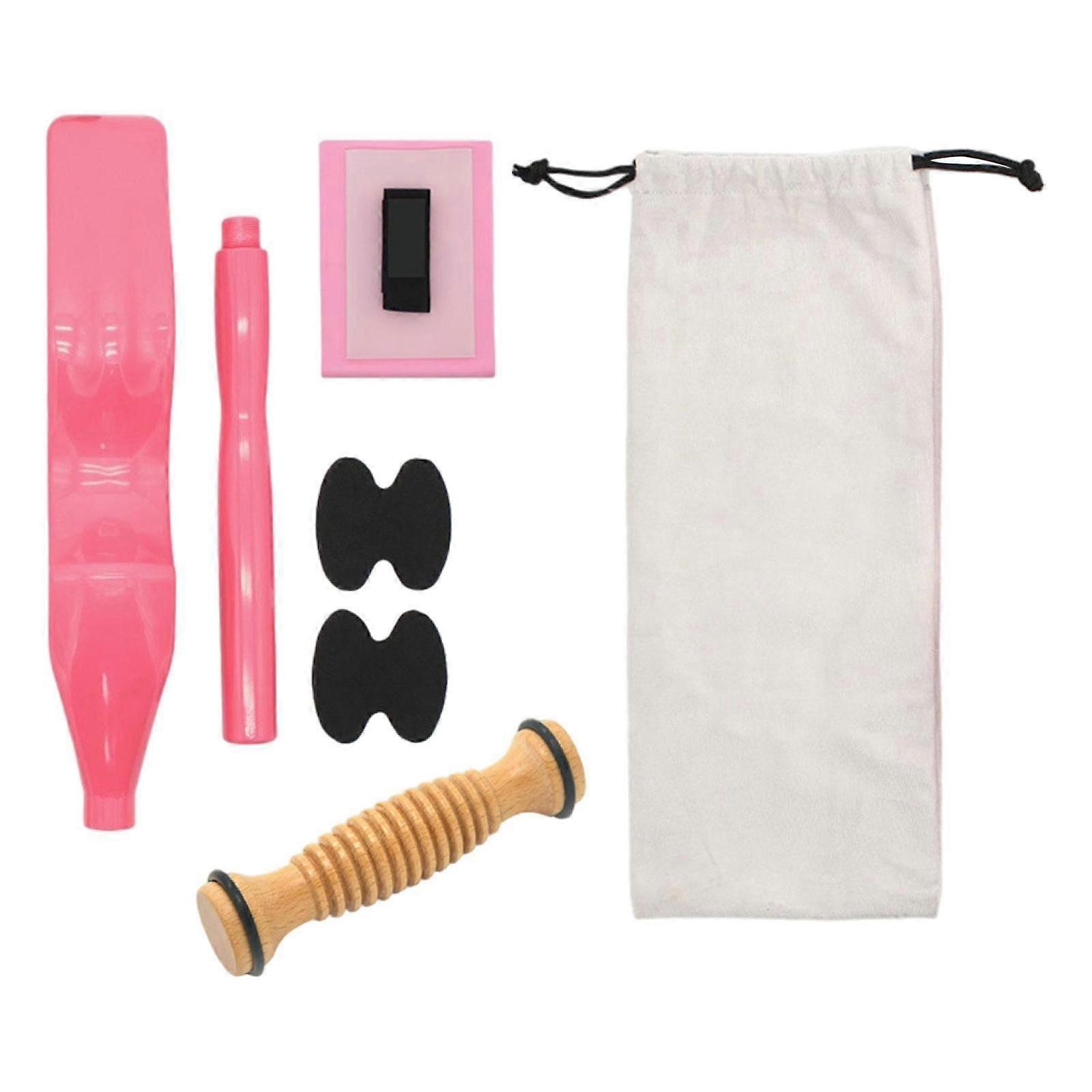 مجموعة تمتد القدم باليه للبالغين للأطفال للباليه راقصة اللياقة البدنية الجمباز وردي