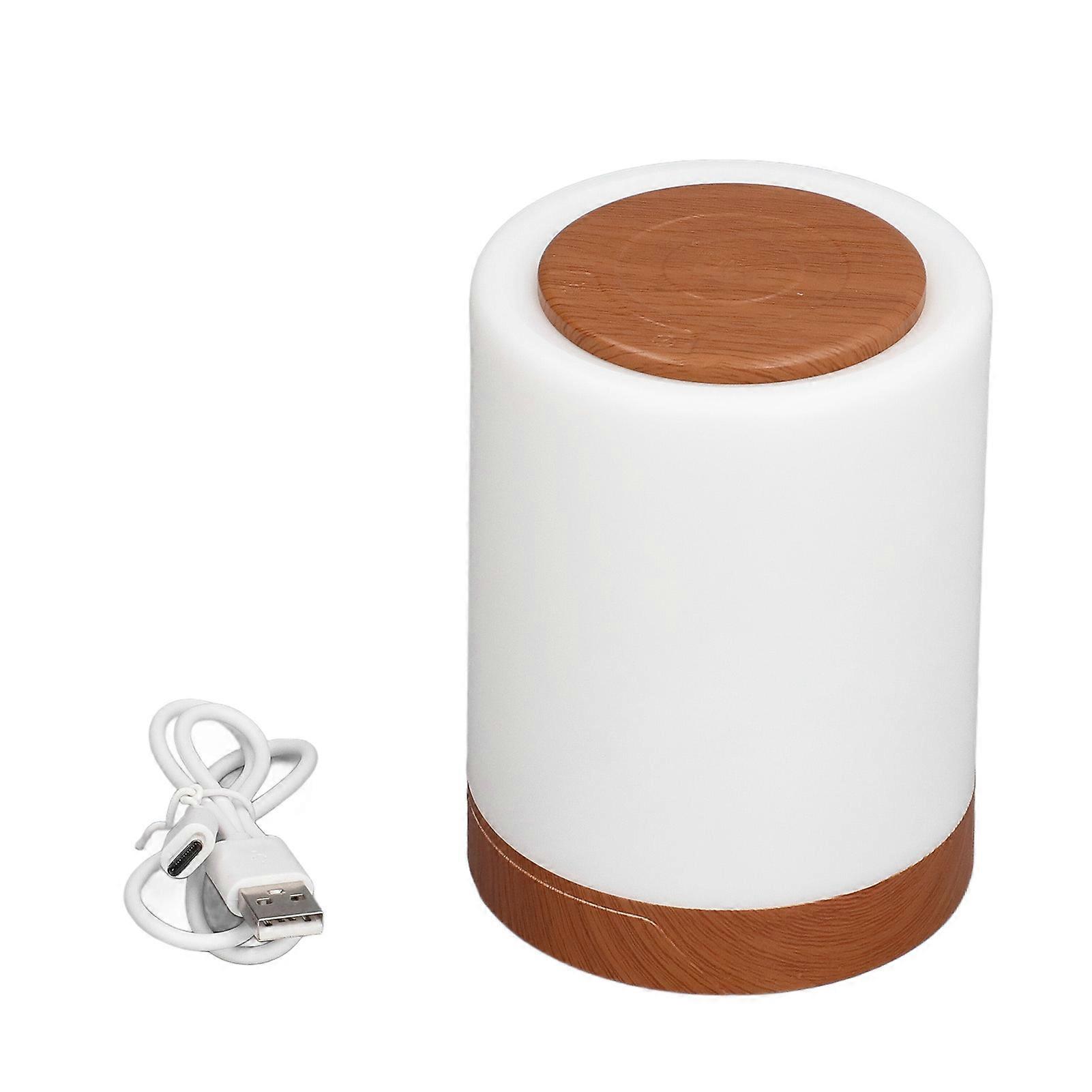 Touch Night Light USB Charging Timing RGB Color Changing Hangable LED Warm Ambient Lamp for Bedroom Camping