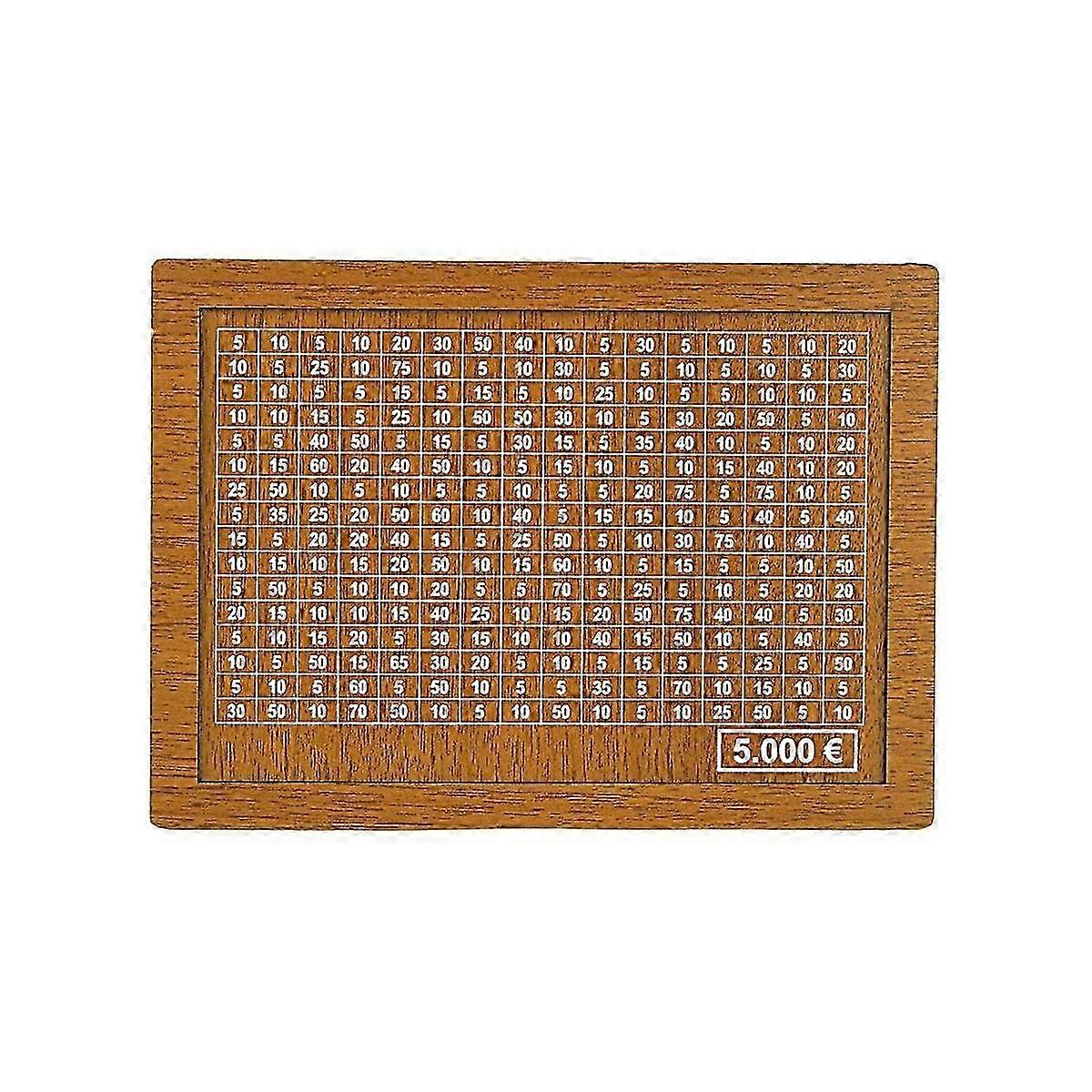 Money Box (4 Sizes) - Reusable Money Box with Money Goal and Numbers to Cross5000