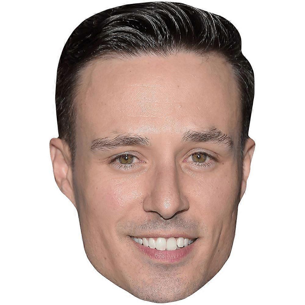 Brian Nagel (Smile) Celebrity Mask, Flat Card Face