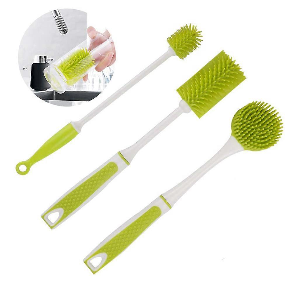 Long Handle Cleaning Set Ergonomic Grip Multi-Use Cleaner For Kitchen Needs