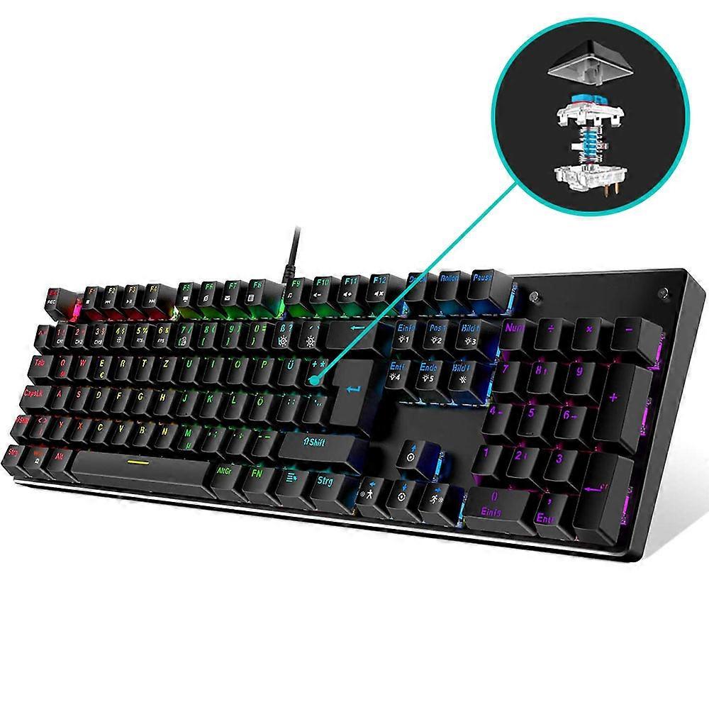 Ergonomic Mechanical Keyboard, Transparent Character Display for Clear Visibility, Wide Compatibility for Seamless Integration (Anti-Ghosting Mode)