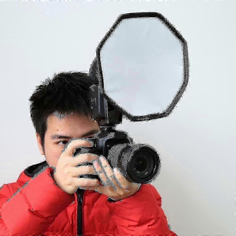 30cm Universal Octangle Style Foldable Flash Light Diffuser Octagon Speedlight Diffuser Softbox Soft Box For Canon Nikon