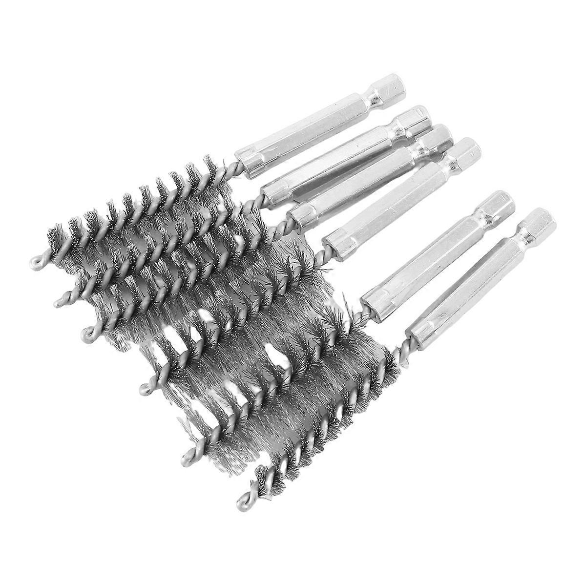 6 Pcs Wire Brushes for Drill,Stainless Steel Small Wire Brush