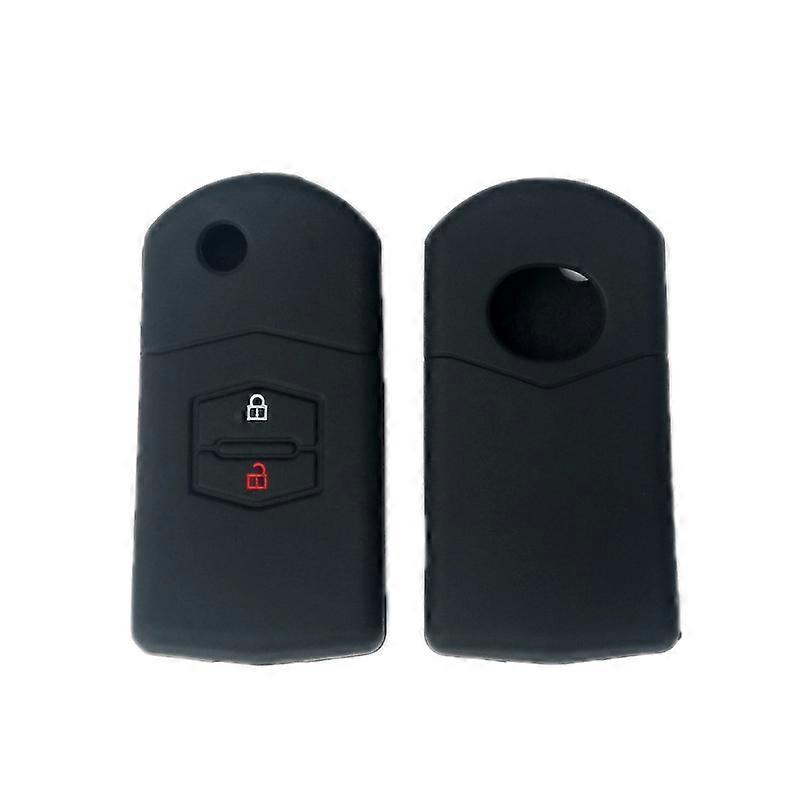For Mazda M6/CX-5 2pcs Remote Control Folding 2 Button Silicone Case
