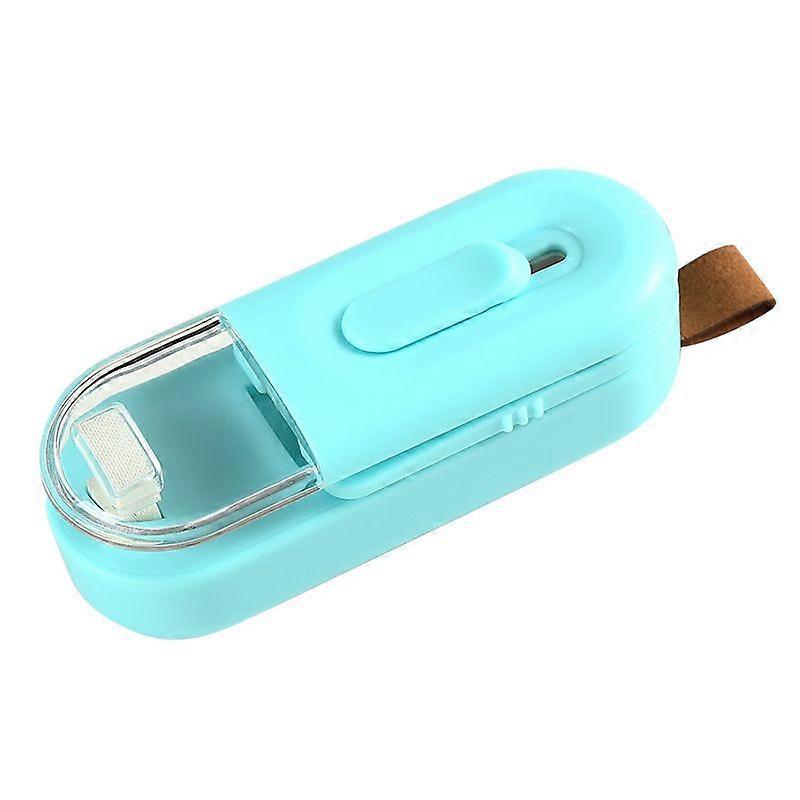 One small vacuum sealer, heat sealer and cutter 2 in 1 portable heat vacuum sealer for plastic bag storage food snacks cookies fresh