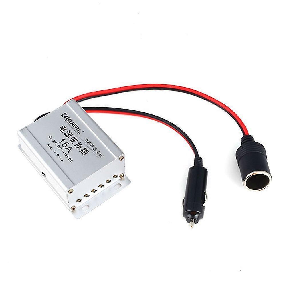 Efficient Car Power Supply Adapter Voltage Regulator Convert 24V to 12V DC15A