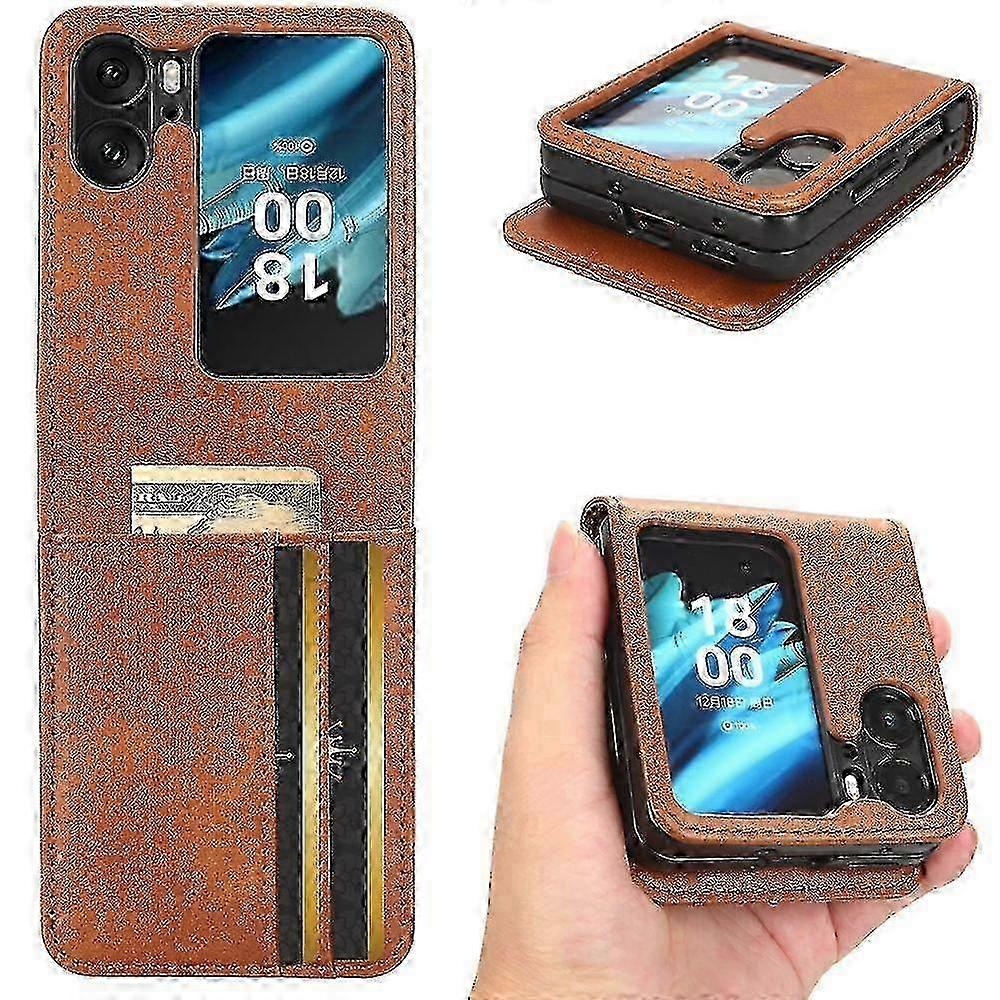 Oppo Find N2 Flip Leather Phone Case
