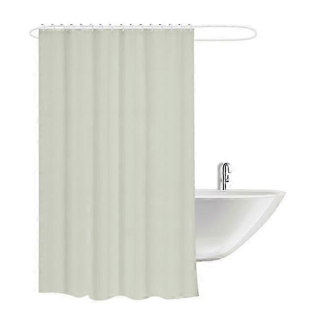 Mold-Resistant PEVA Shower Curtain Liner with 12 Durable Hooks