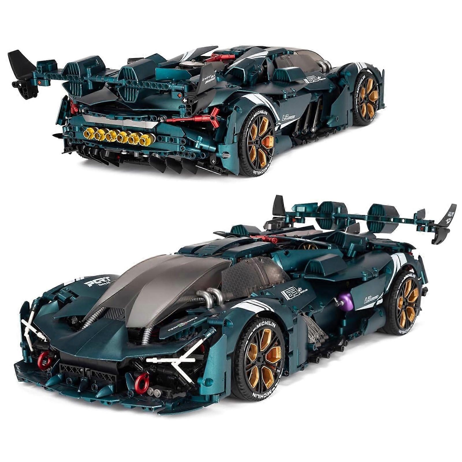 Millanio 3446PCs Supercar Building Kit - 1:8 Scale Technic Model with Working Gearbox & Steering, Collector's Edition for Adults 18+