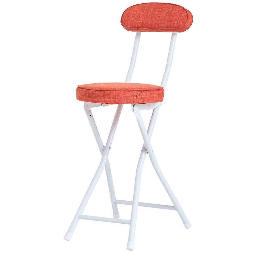 Iris Plaza OTCSR-77 Folding Chair, Portable Outdoor Seating, Lightweight Design, Vibrant Orange Color