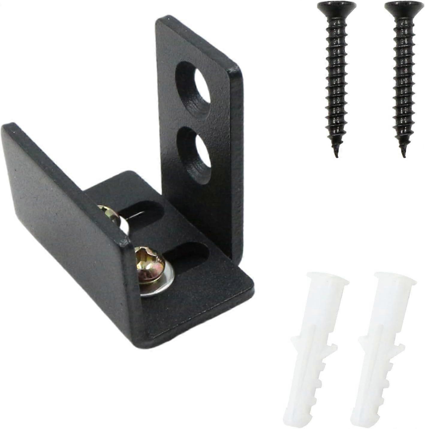 Adjustable Bottom Rail - Black Carbon Steel Hardware