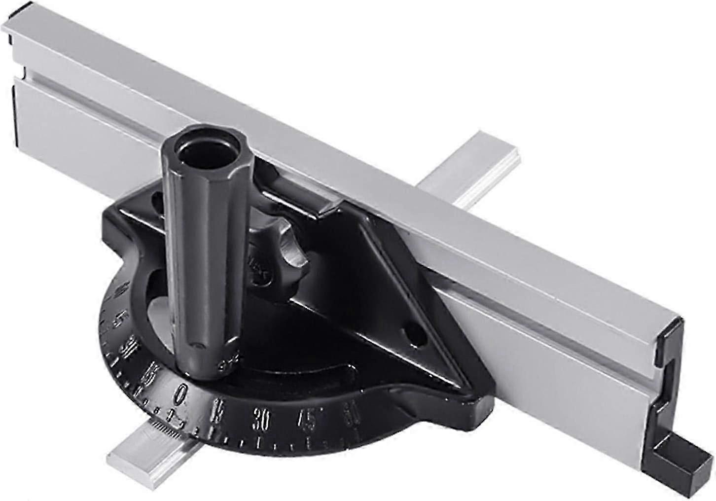 Miter Gauge Fence System Precision Miter Gauge with Aluminum Miter Fence,Woodworking Tools Push Block with Angle Plate Ruler for Table Saw Band Saw Ro