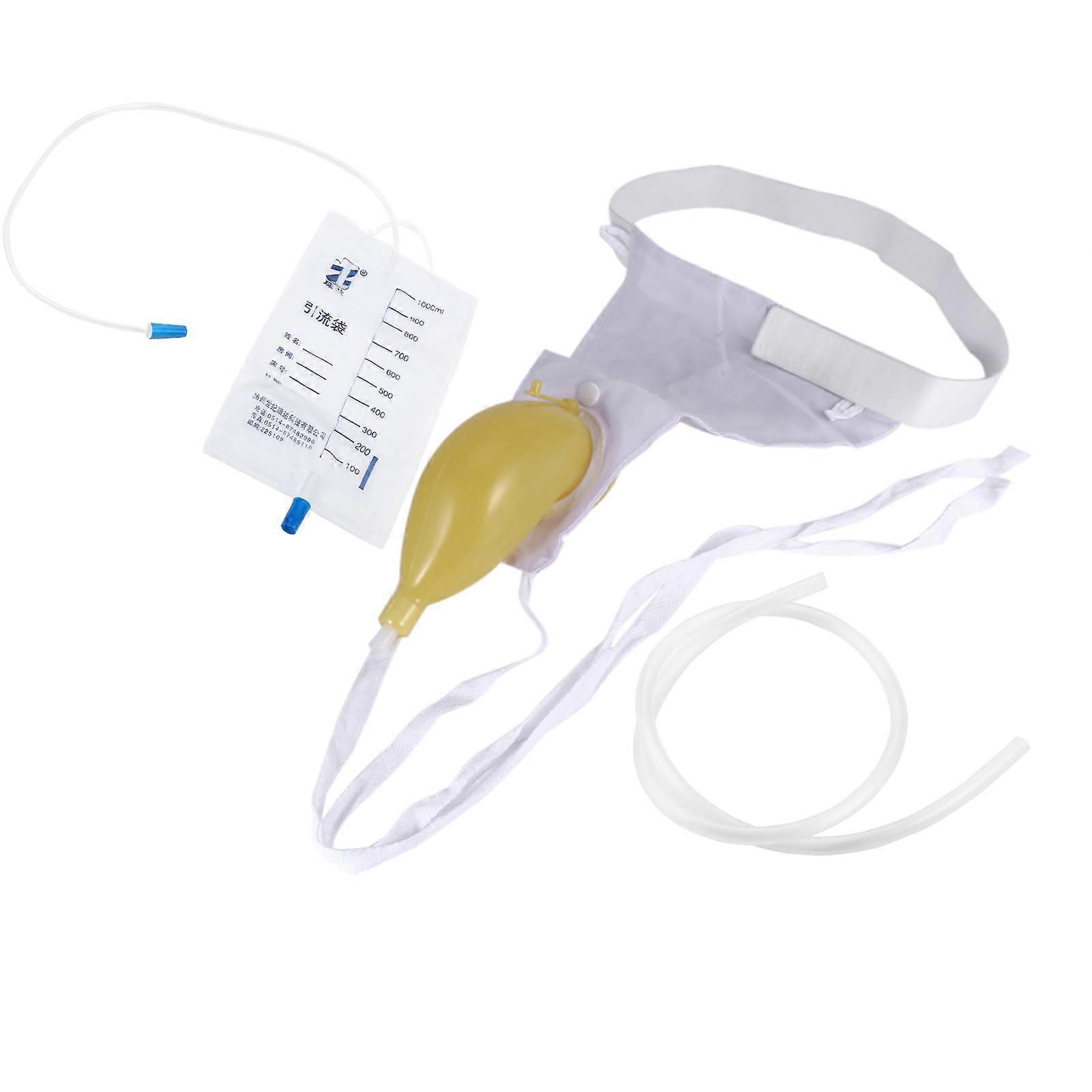 Reusable Spill-Proof Urinal Bag, Urine Collection Aid for Urinary Incontinence (Male)