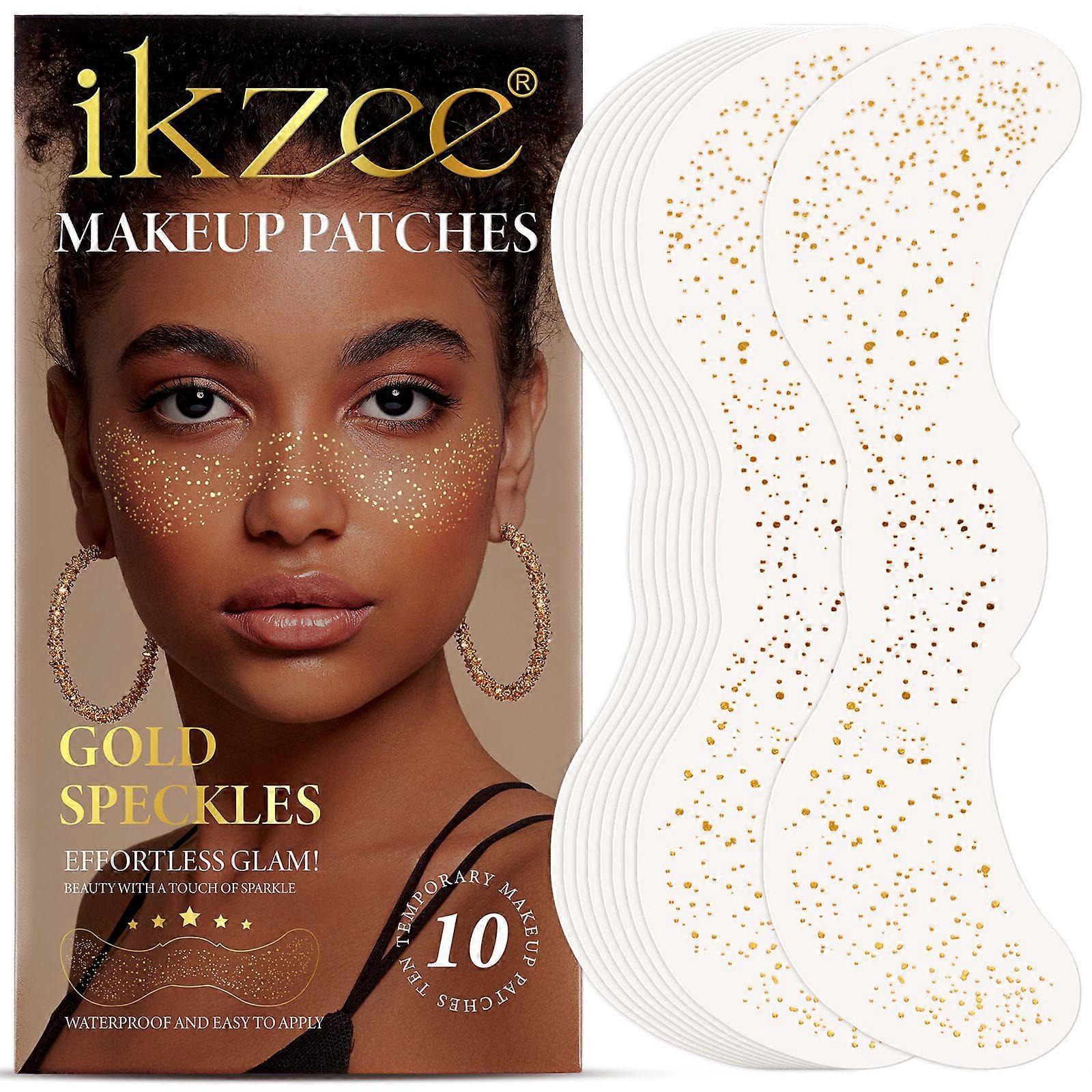 Make-up Patches - Gouden Gezicht Glitter Make-up Spikkels - Glow Up Make-up Patches - Gezicht Glitter Spikkels Patches - Leuke Glitter Make-up Accessoires voor Wome