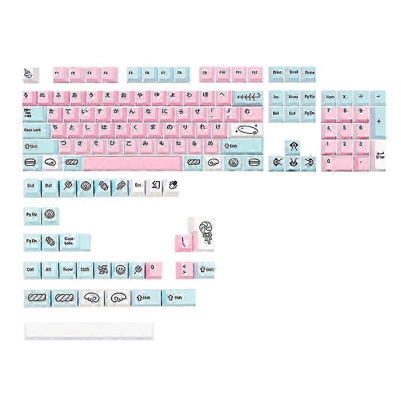 137 Keys Acid Home Japanese PBT Dye Subbed Cherry Keycap for Mechanical Keyboard