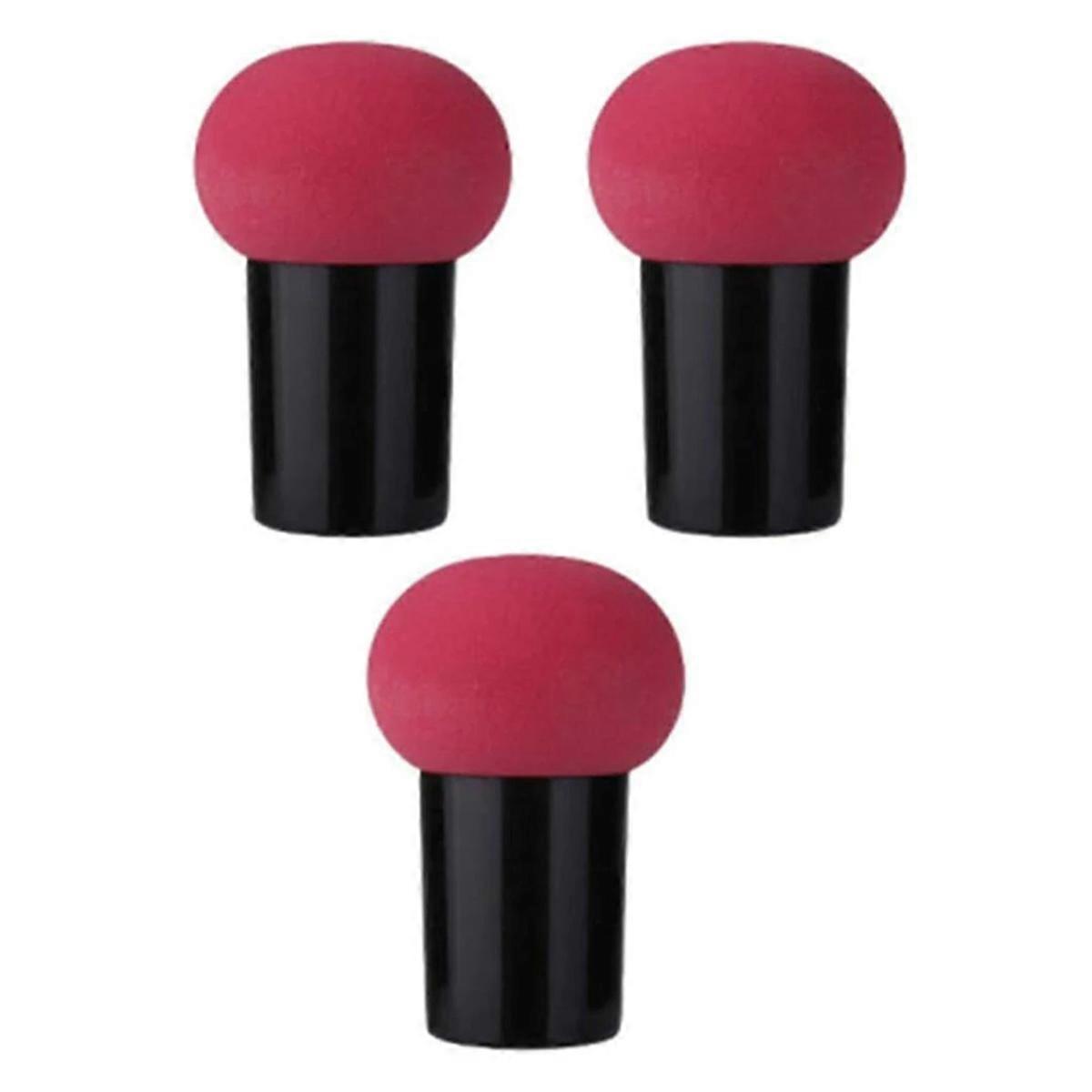 3 Pcs Mushroom Head Foundation Sponges for Dry and Wet Use