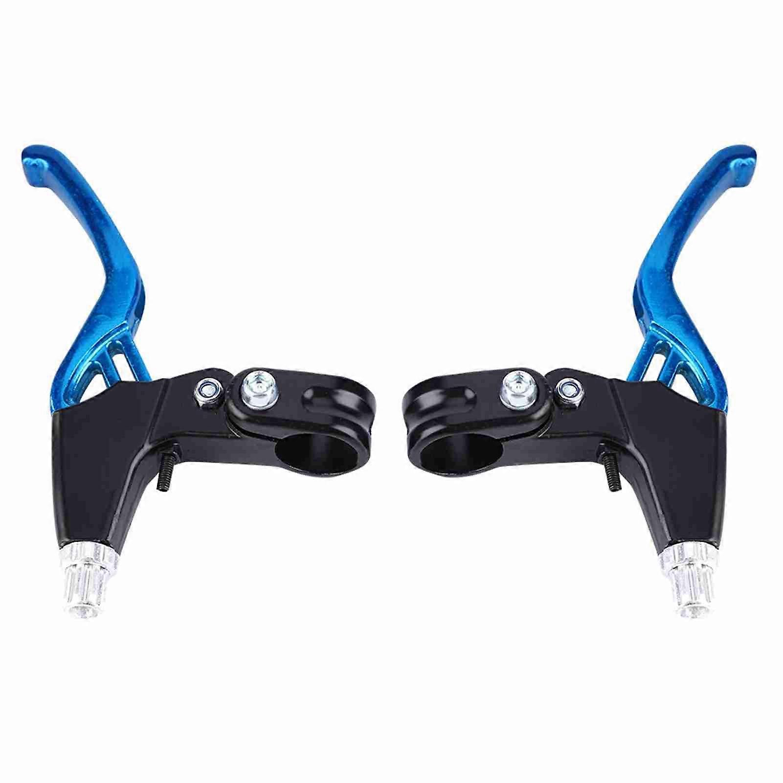 1 Pair Aluminum Alloy Mountain Bike Brake Handles (Blue)