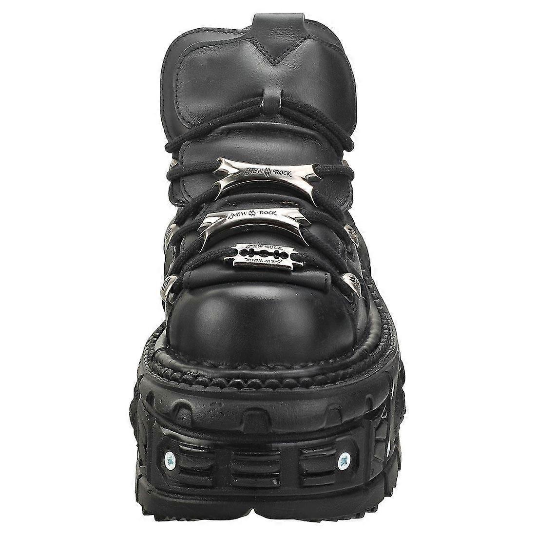 New Rock M-tank106-c2 Unisex Platform Shoes in Black | Fruugo US