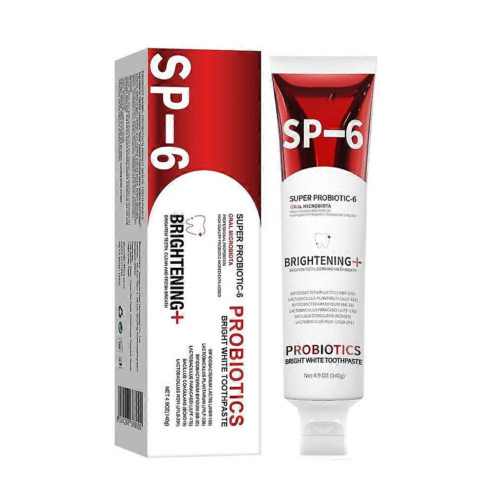 SP-6 Probiotics WhiteningToothpasteBrightening &Stain Removing Toothpaste