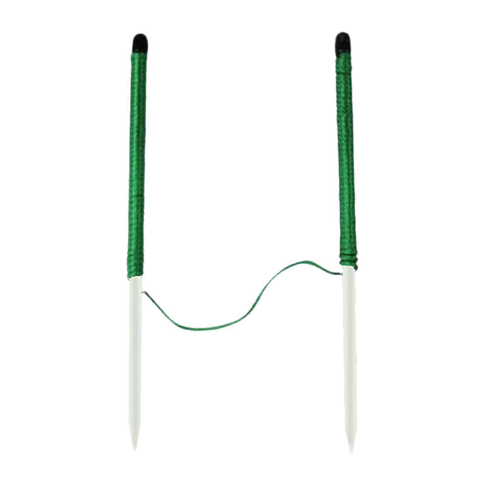Golf Putting String Guide Line, Alignment Training Aid, Solid Fibreglass Sticks