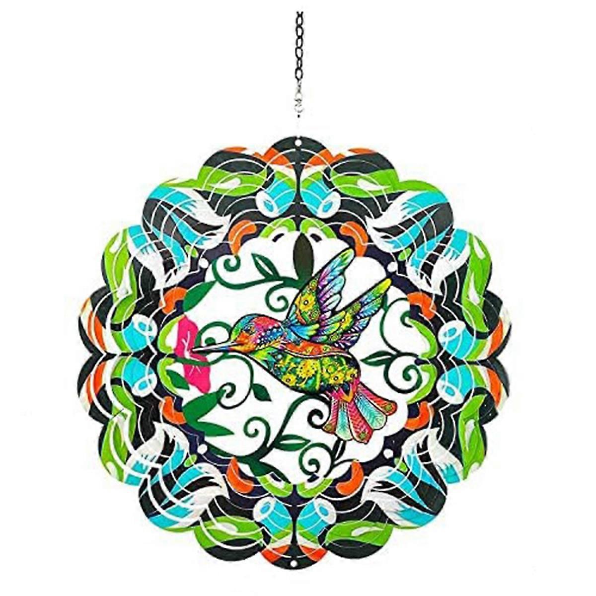 Bird Metal Wind Spinner Hanging Wind Spinner