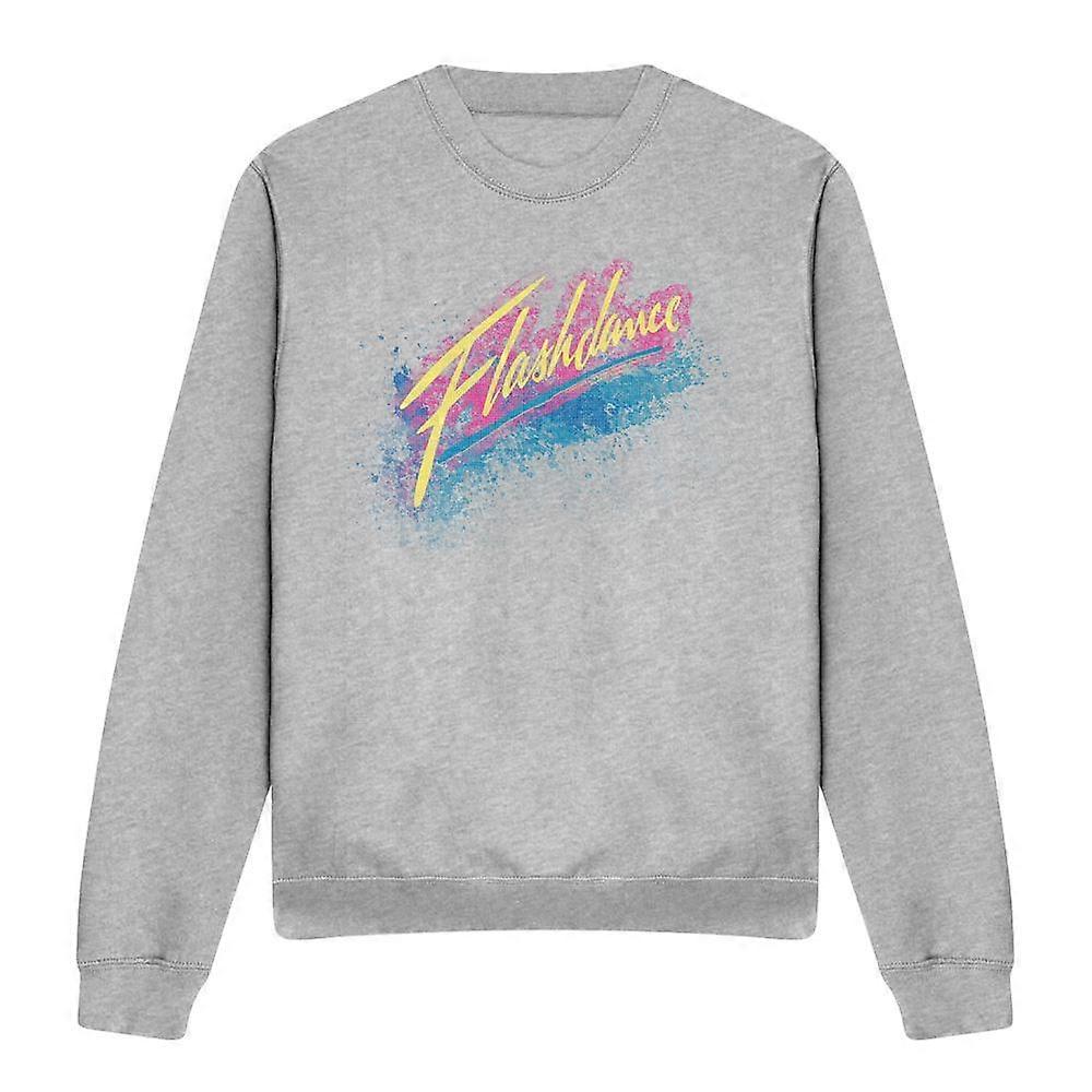 Flashdance Unisex felnőtt spray logós pulóver