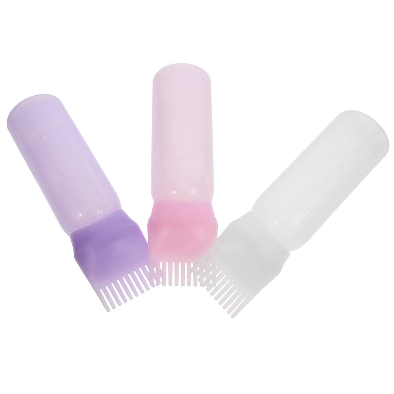 Hair Bottle Applicator Brush Dye Applicator for Easy Coloring Comb Design