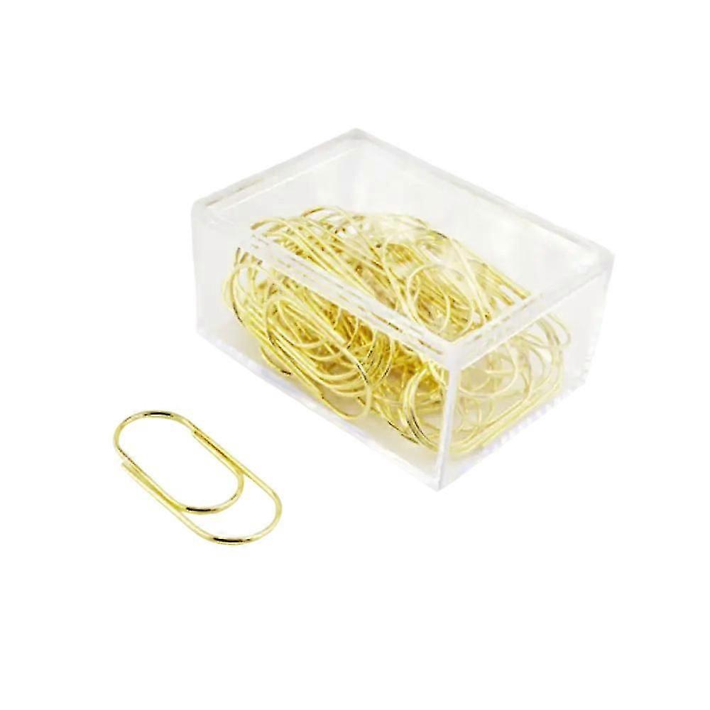 50 Pcs Smooth Non-Skid  Paperclips With Durable Usage