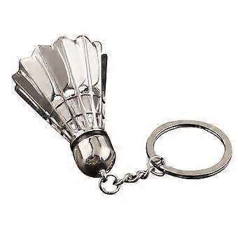 Badminton Keyring Metal Keychain Cool Car Keyring Purse Bag Decoration Creative Gift Keyfob