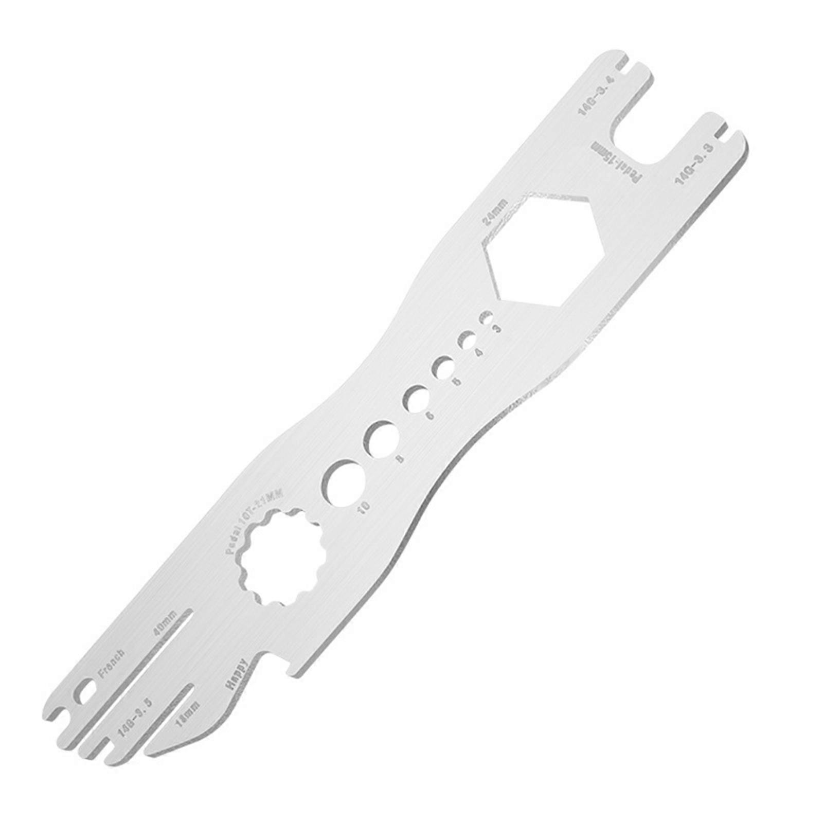 Multifunctional Bikes Wrench Bicycles Maintenance Tool Stainless Steels Bicycles Multitool for Maintenance and Repairs