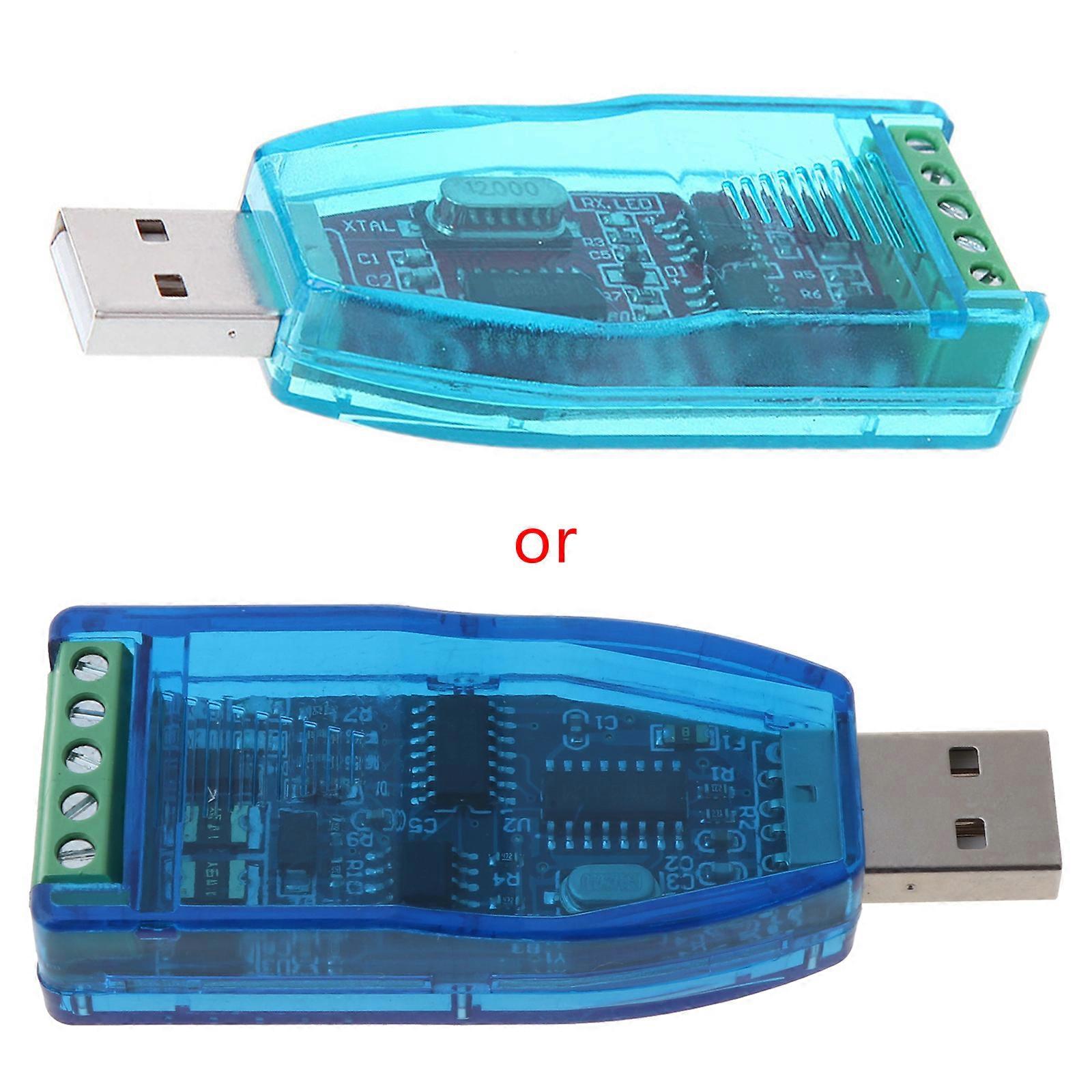 NEW Industrial USB To RS485 Converter Upgrade for Protection RS485 Converter Ada  Blue