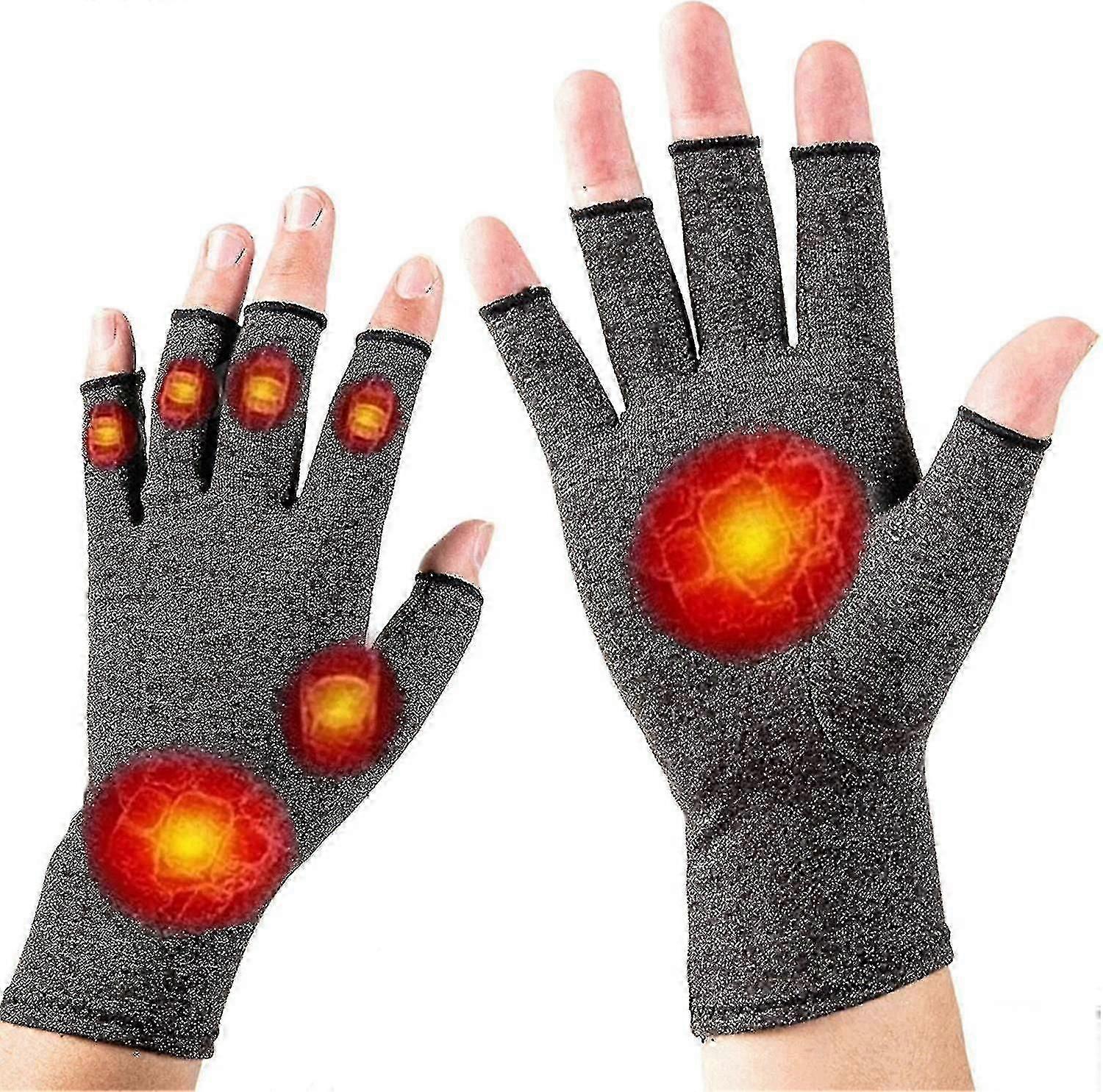 Arthritis Gloves,compression Arthritis Gloves For Pain Relief Rheumatoid Osteoarthritis And Carpal Tunnel Fingerless Gloves-haoy