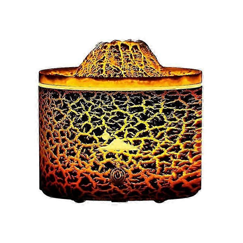 USB Volcano-Flame Air Mini Humidifier Aromatherapy Machine Essential Oil Diffuser for Fragrance Mis
