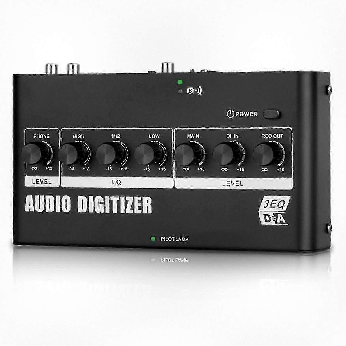 2025 48kHz Digital-Analog-Audio-Wandler, optischer Koaxial-zu-Cinch-3,5-mm-Stereoausgang mit EU-Netzstecker
