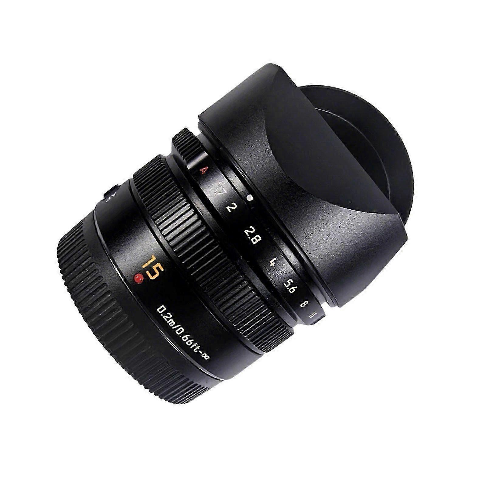 Pour Panasonic LUMIX G LEICA DG SUMMILUX 15mm F1.7 ASPH Objectif carré à baïonnette
