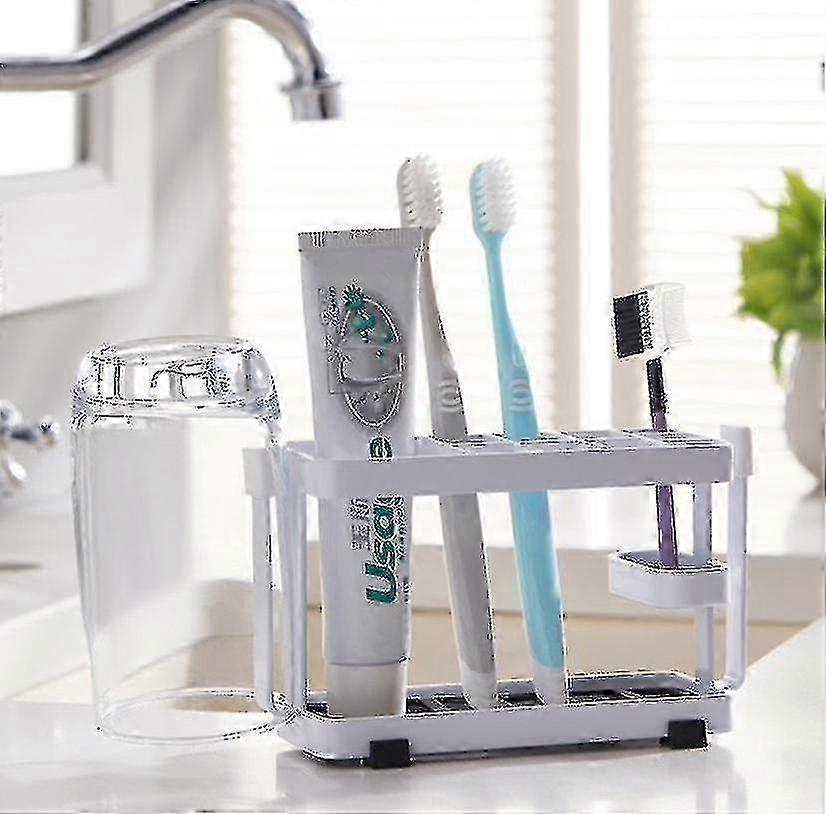 歯ブラシホルダーバスルームオーガナイザー、大型PXCL収納キャディ