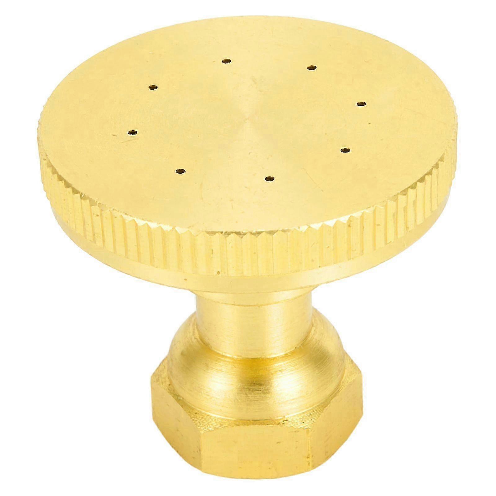 Adjustable 8-Hole Brass Spray Nozzle M14 Atomizing Garden Hose Fitting Sprinkler