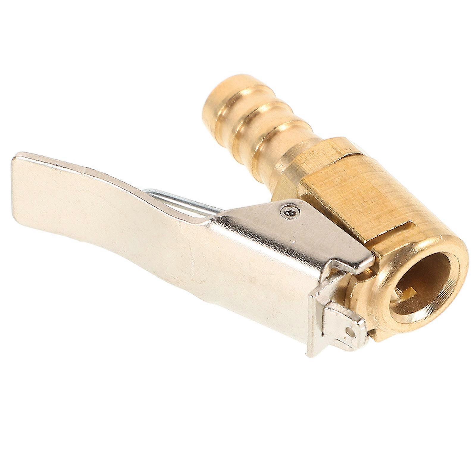 Durable Copper Locking Air Chuck Adapter for Tire Inflators – Quick Connect Nozzle for Efficient Car Tire Maintenance
